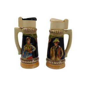 Vintage Beer Steins Salt And Pepper Shakers